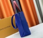 Louis Vuitton Other Leathers Shopper Cabas MM Tote In Blue - Image 4