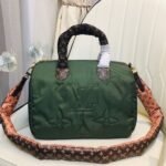 Louis Vuitton Econyl Regenerated Nylon Speedy Bandouliere 30 Handbag In Khaki Green
