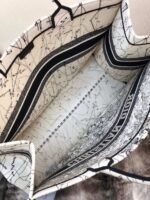 Dior Large Book Tote Bag Replica in Latte Zodiac Embroidery - Image 7