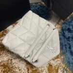 Replica Saint Laurent Puffer Small Chain Bag Ivory Lambskin - Image 8