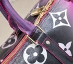 LV Spring 2022 Keepall 45 Travel Bag In Midnight Fuchsia - Image 9
