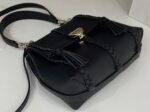 Top Quality Replica Chloe Penelope Small Shoulder Bag in Black Grained Calfskin - Image 9