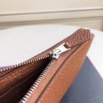 Brown Luxury Replica Hermes Wallet Azap Zipped - Image 8