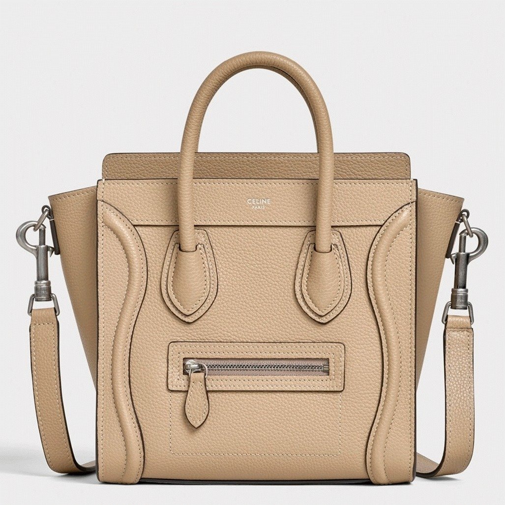 B8D40467-76F6-B9BC-6142-3A4D26B0134C.jpg Celine Nano Luggage Tote Bag Knockoff in Dune - Image 1