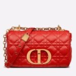 Dior Caro Small Bag Faux in Red