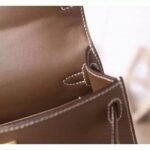 Etoupe Epsom Replica Hermes Kelly 20cm Elegant Tote - Image 3