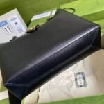 Small Double G leather tote - Image 3