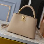 Louis Vuitton Capucines BB Handbag In Galet Gray