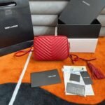 Replica Saint Laurent Lou Camera Bag Red - Image 7