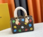 Louis Vuitton X YK Monogram Canvas Speedy 20 Handbag With Textile Strap In Style 2 - Image 3