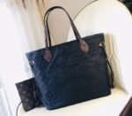 Louis Vuitton Econyl Regenerated Nylon Neverfull MM Tote In Black - Image 2