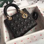Dior Lady Dior Medium Bag in Black - Image 6