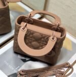 Dior Lady Dior Mini Chain Bag Replica in Blush - Image 5