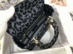 Dior Lady D-Lite Medium Bag Knockoff in Grey Mizza Embroidery - Image 10