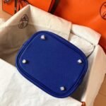 Electric blue knockoff Hermes Picotin Lock 18cm handbag - Image 5