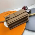 Knockoff Saint Laurent Sunset Medium Chain Bag Taupe Calfskin - Image 4