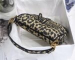 Dior Saddle Bag Replica in Beige Multicolor Mizza Embroidery - Image 3