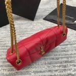 Replica Saint Laurent Puffer Small Chain Bag Red Lambskin - Image 9