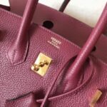 Ruby Hermes Birkin 25cm AAA Replica Handbag - Image 7