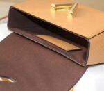 Louis Vuitton Epi Leather Twist MM Bag With Jacquard Strap In Honey Gold - Image 8