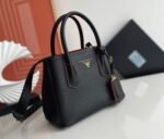Black Prada Double Mini Bag Replica - Image 6