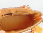 Louis Vuitton Epi Leather Alma PM Handbag In Orange With Jacquard Strap - Image 5