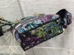 Dior Lady D-Lite Medium Bag Replica in Blue Toile de Jouy Voyage Embroidery - Image 3