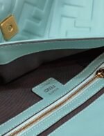 Top Quality Replica Fendi Large Baguette Bag In Blue FF - Image 5