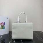 Prada Symbole Small Bag Replica with Topstitching in White - Image 5