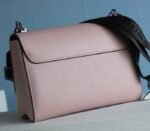 Louis Vuitton Epi Leather Twist MM Bag In Rose Ballerine Pink With Jacquard Strap - Image 4