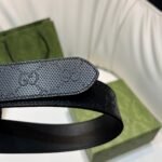 Square G reversible leather belt - Image 7
