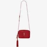 Replica Saint Laurent Lou Camera Bag Red