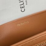 Top Quality Faux Celine Triomphe Medium Bag In Brown - Image 9