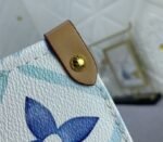 Louis Vuitton LV By The Pool Monogram Tiles Canvas Onthego MM Tote In Lagoon Blue - Image 6