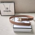 Chanel CC logo leather belt - Image 5