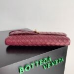 Replica Bottega Veneta Andiamo Clutch with Handle Barolo Intrecciato Lambskin - Image 7