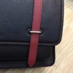 Black Knockoff Hermes Bicolor Steve Messenger Bag - Image 6