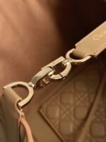 Dior Toujours Large Bag Fake in Brown Macrocannage Calfskin - Image 3