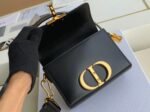Dior 30 Montaigne Box Bag Replica in Black Box Calfskin - Image 3