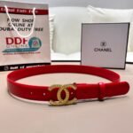 Chanel leather belt