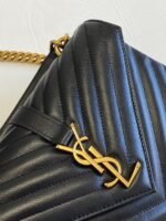 Replica Saint Laurent College Medium Chain Bag Noir - Image 10