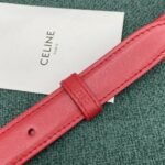 Top Quality Fake Celine Triomphe Medium Bag In Red - Image 7