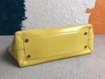 Top Quality Fake Bottega Veneta Arco Medium Bag In Yellow Intrecciato Leather - Image 4