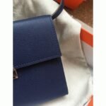 Sapphire replica Hermes Clic wallet with strap - Image 6