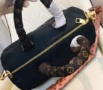 Louis Vuitton Econyl Regenerated Nylon Speedy Bandouliere 30 Handbag In Black - Image 5