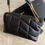 PUFFER SMALL BAG IN QUILTED SUEDE - Image 5