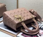 Dior Lady Dior Medium Bag Fake in Blush - Image 5