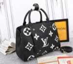 Louis Vuitton Monogram Empreinte Montaigne MM In Black - Image 2