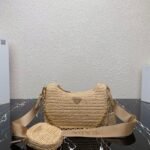 Prada Re-Edition Shoulder Bag Knockoff in Beige - Image 11
