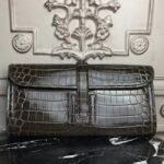 Chocolate Copy Hermes Jige Elan 29 Rich Tone Clutch Bag